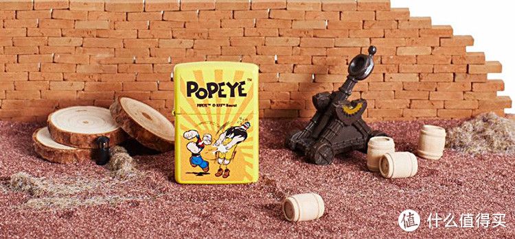 ZIPPO與POPEYE聯(lián)名推出的紀(jì)念款打火機(jī)