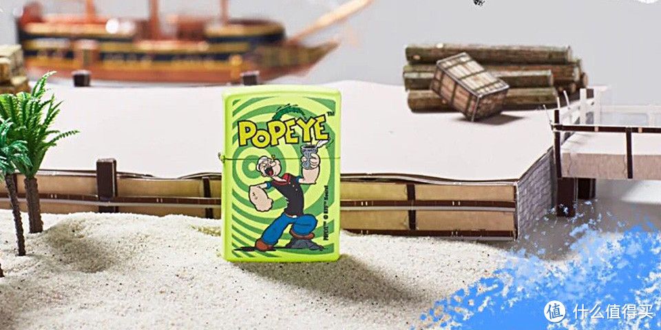 ZIPPO與POPEYE聯(lián)名推出的紀(jì)念款打火機(jī)