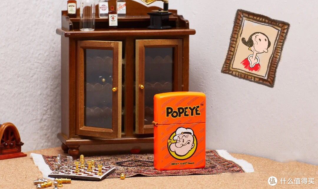 ZIPPO與POPEYE聯(lián)名推出的紀(jì)念款打火機(jī)