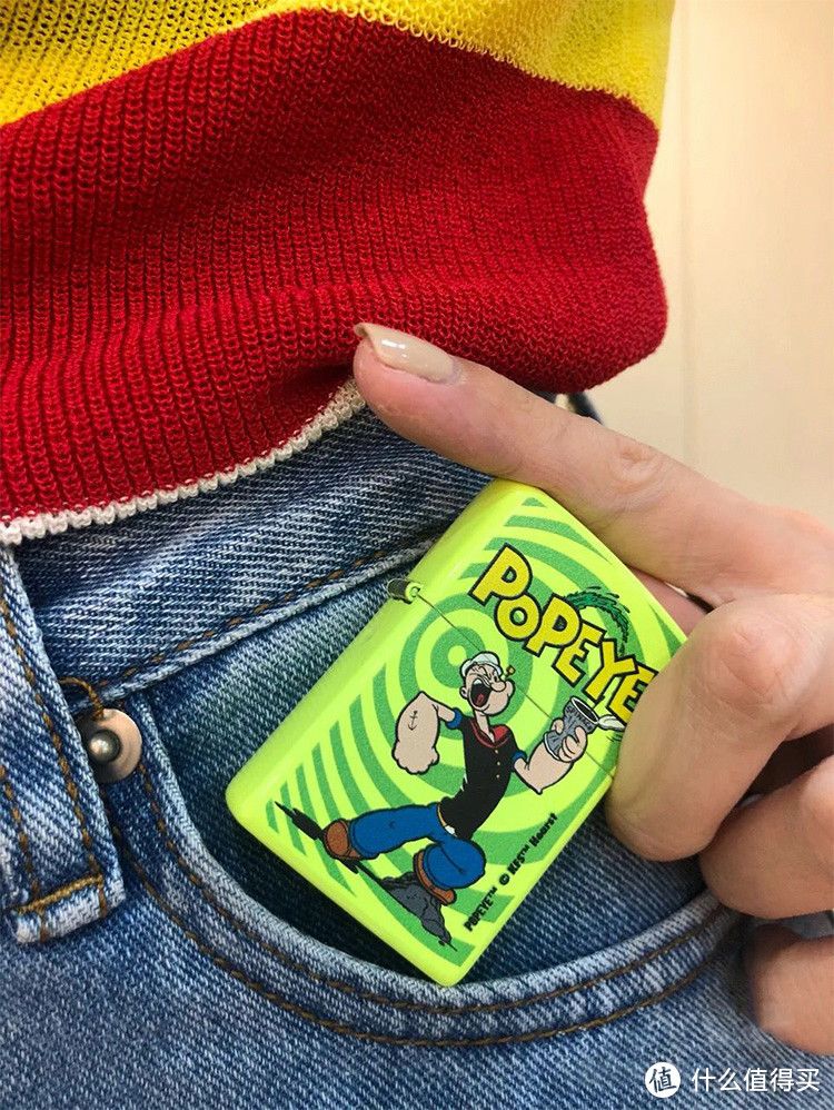 ZIPPO與POPEYE聯(lián)名推出的紀(jì)念款打火機(jī)