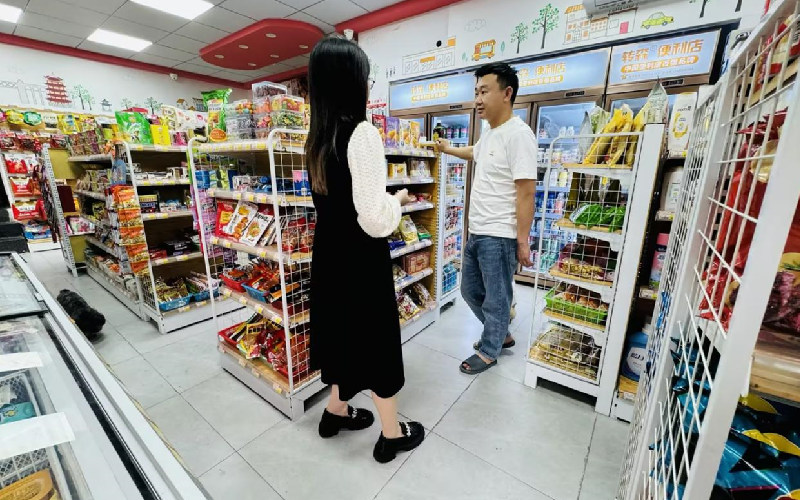 改造后美觀的貨架